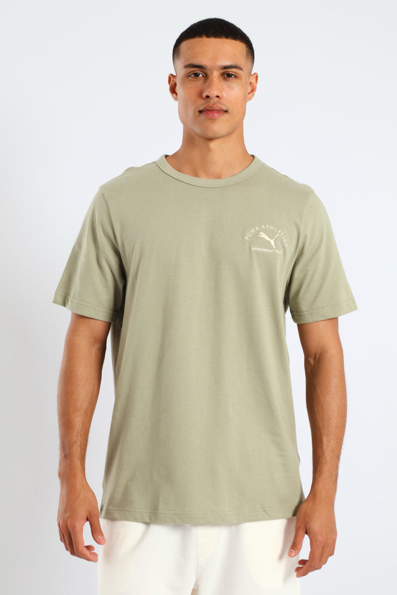 Class Graphic Tee - Khaki