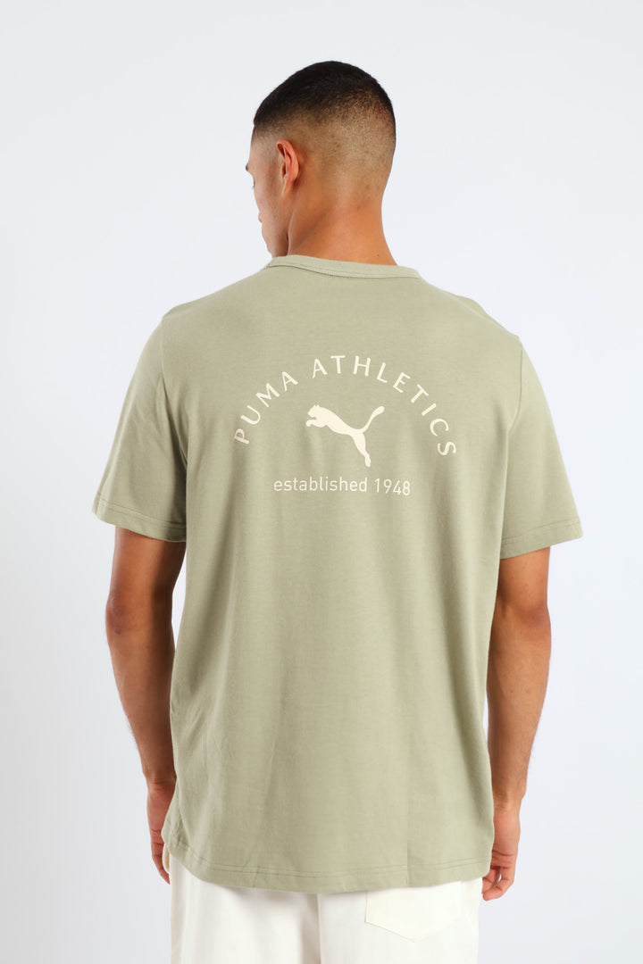 Class Graphic Tee - Khaki