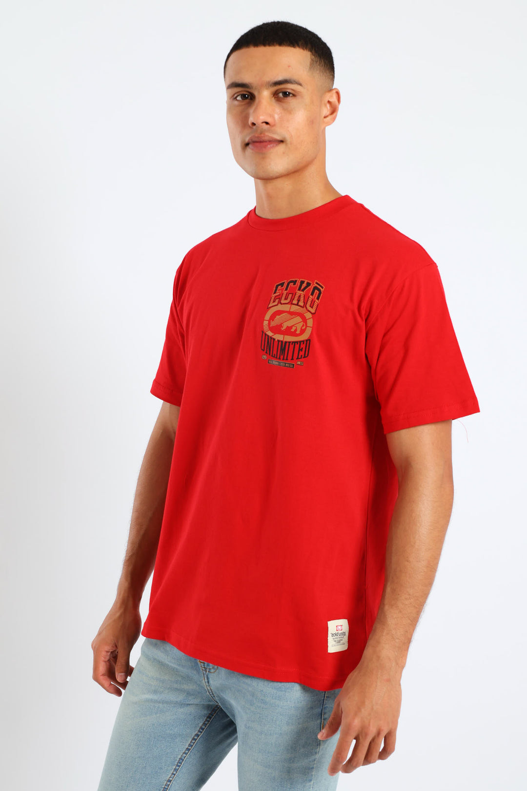 Back Print Tee - Red