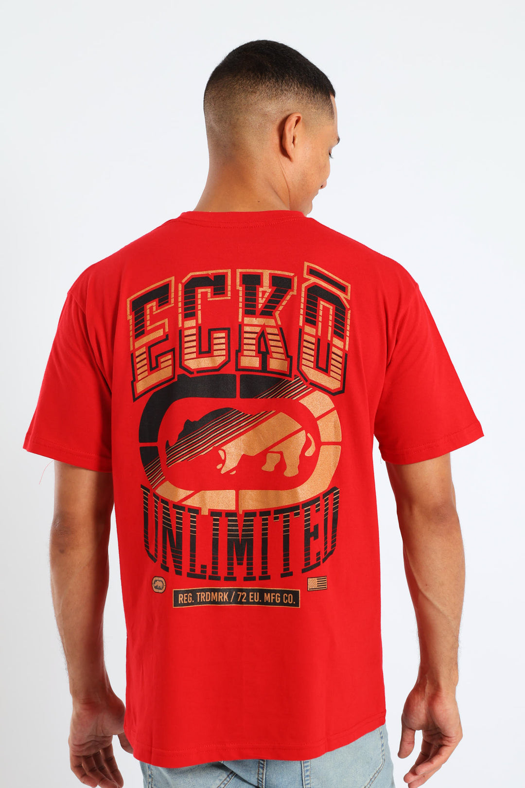 Back Print Tee - Red