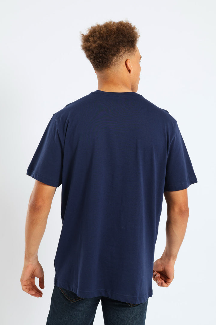 Fox Image Head Tee - Navy