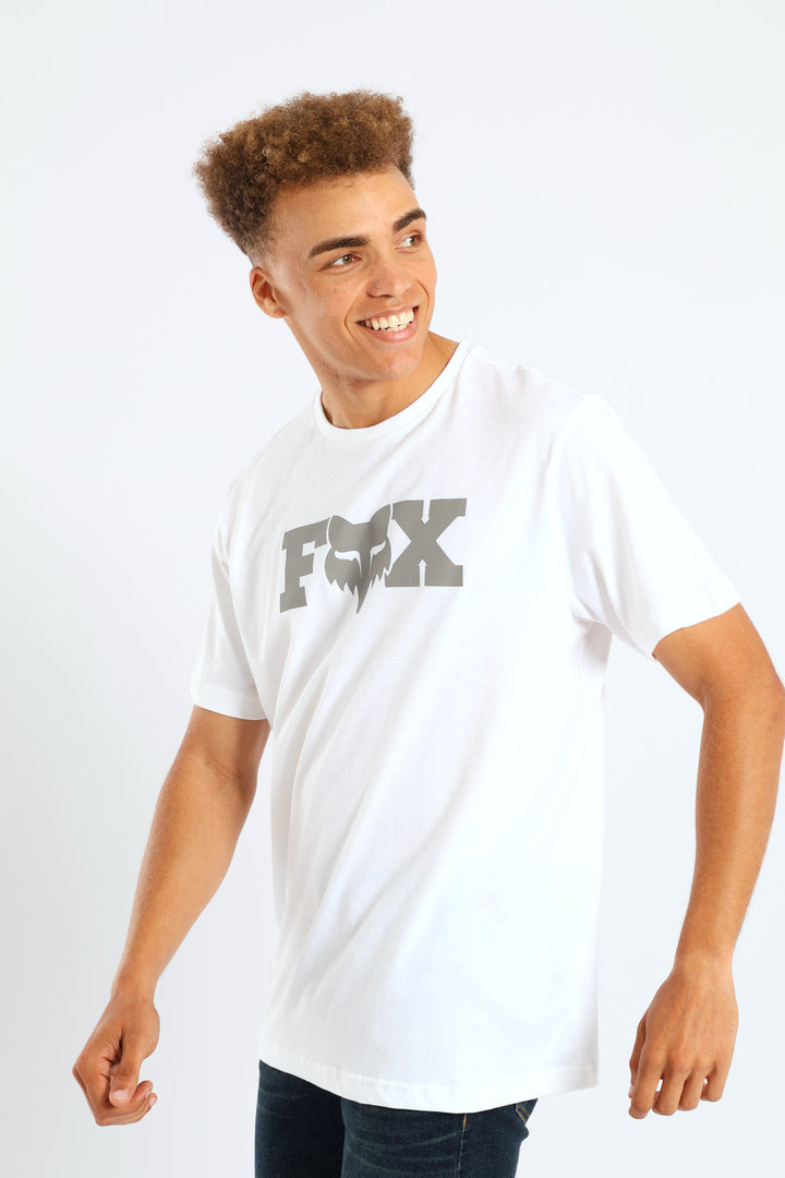 Fox Heritage Tee - White