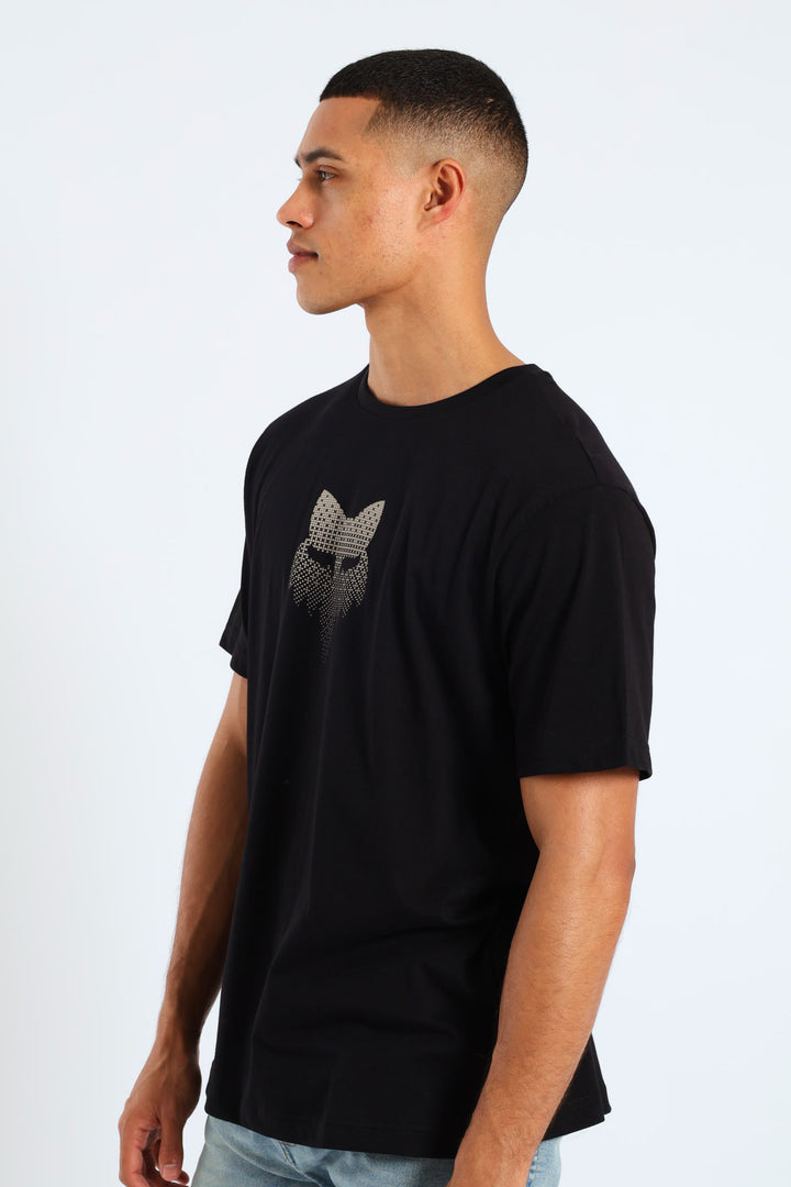 Fox Blur Tee - Black