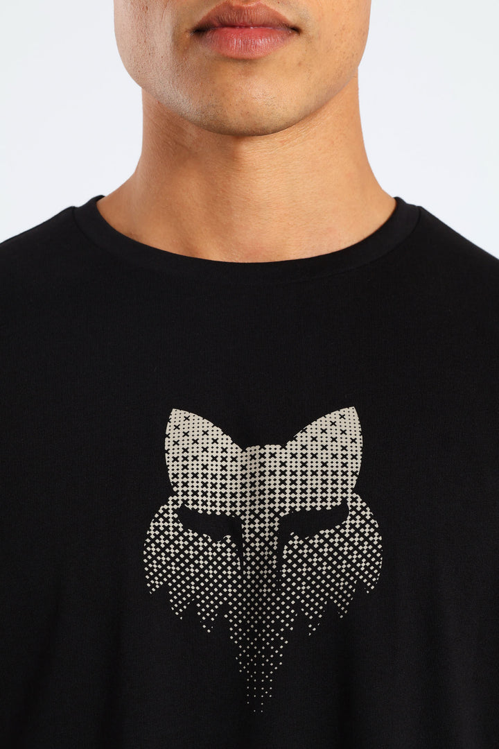 Fox Blur Tee - Black