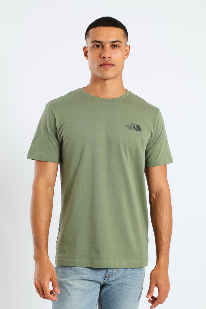 Mountain Sketch Tee - Olive