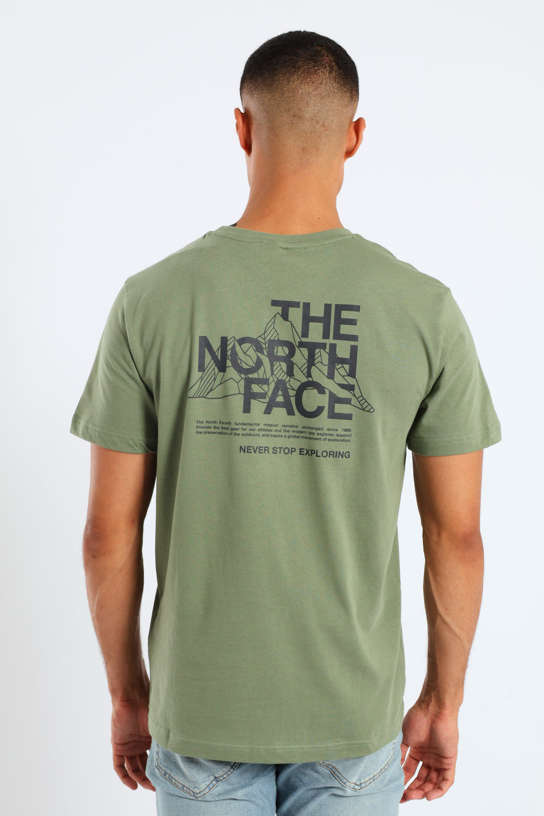 Mountain Sketch Tee - Olive