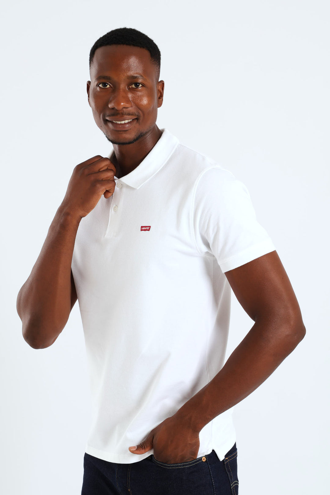 Slim Polo Golfer - White
