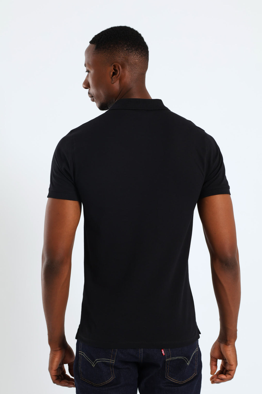 Slim Polo Golfer - Black