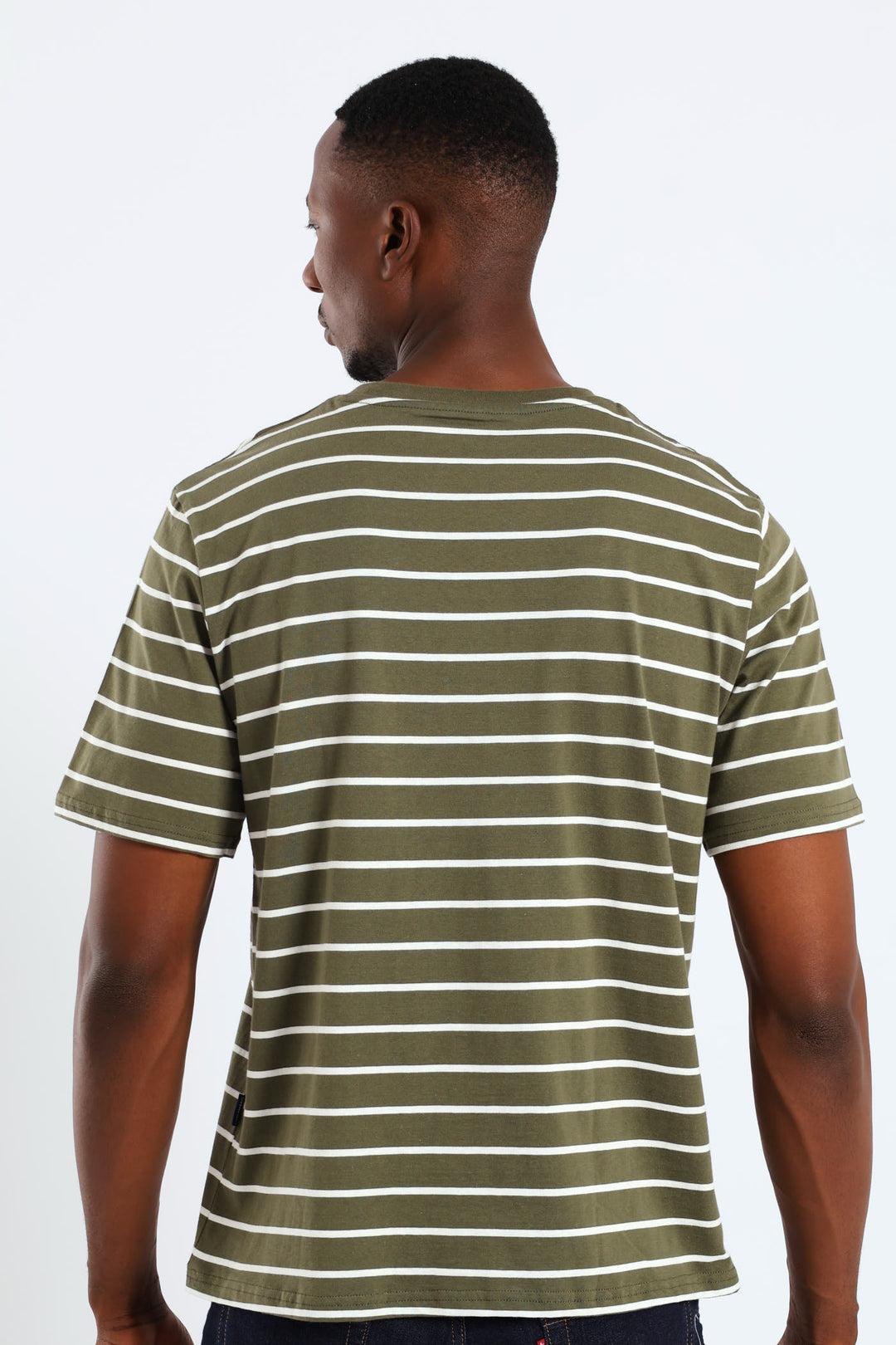 Stripe Tee - Olive