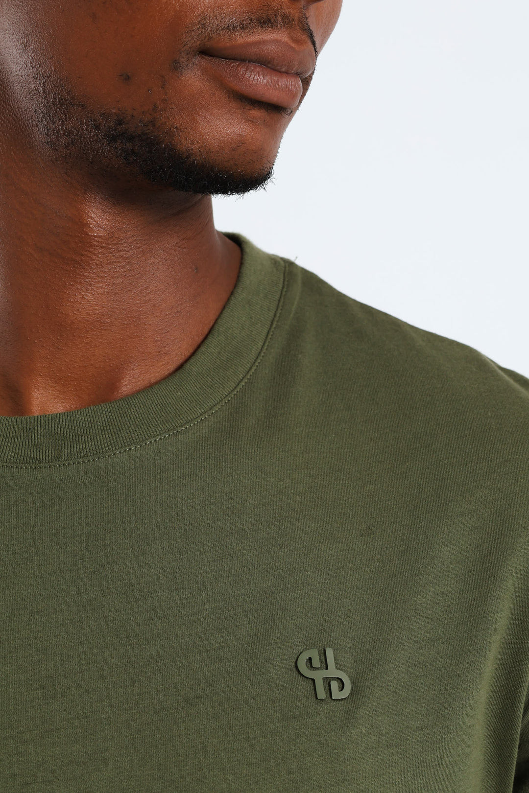 Basic Crew Neck Tee - Olive