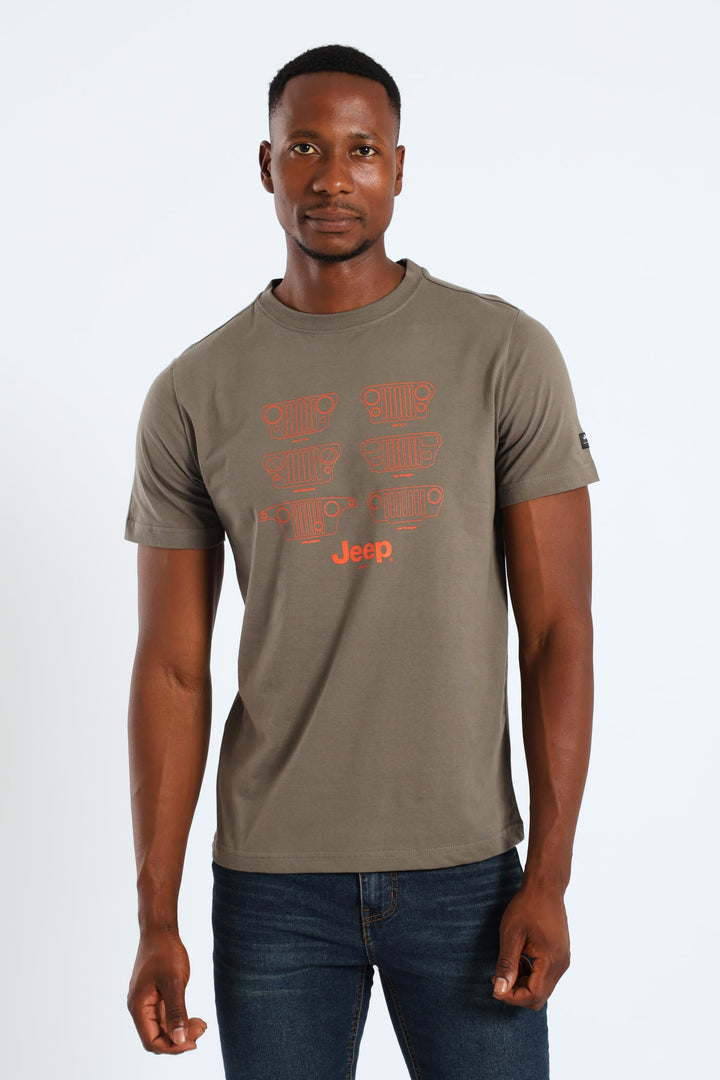 Fashion Trofee Graphic Tee - Olive