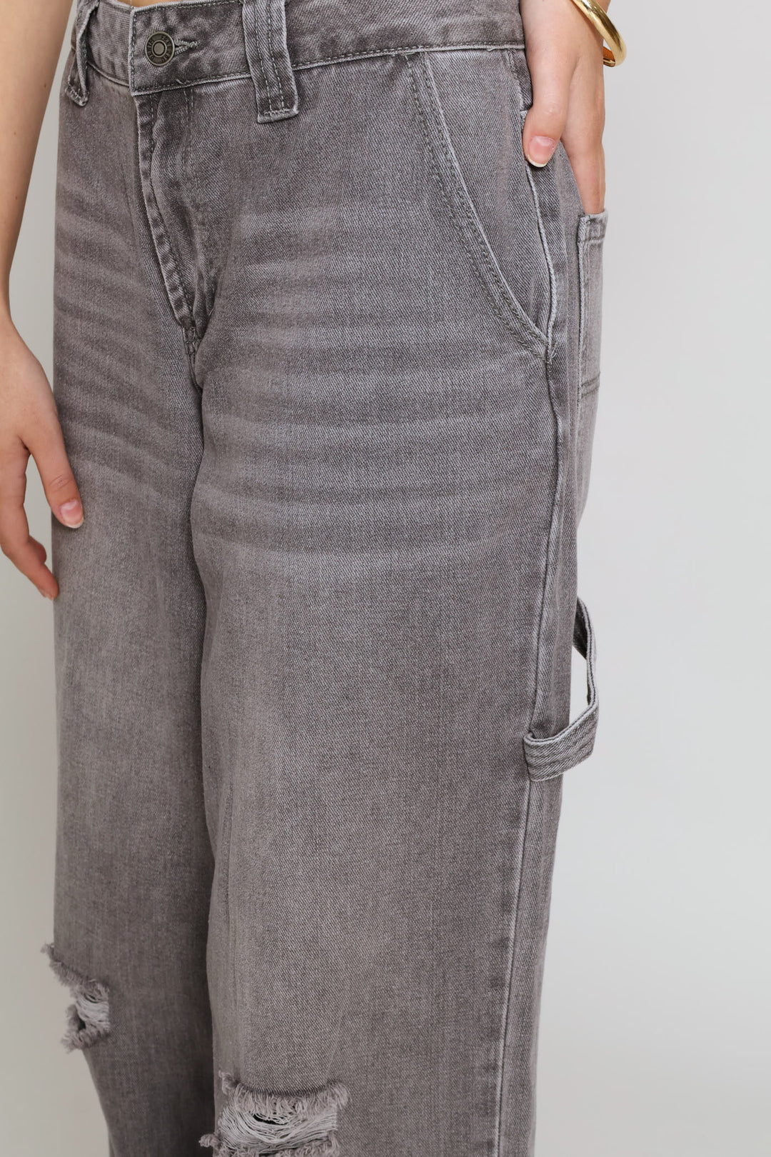 Baggy Carpenter Denim - Salty Grey