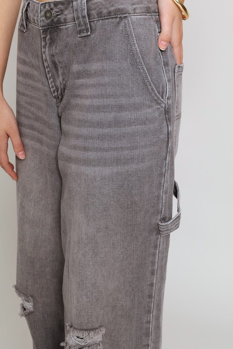 Baggy Carpenter Denim - Salty Grey