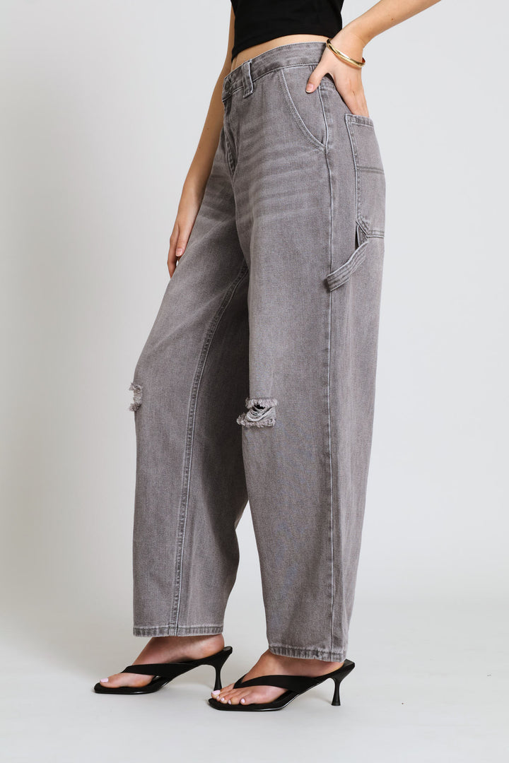 Baggy Carpenter Denim - Salty Grey