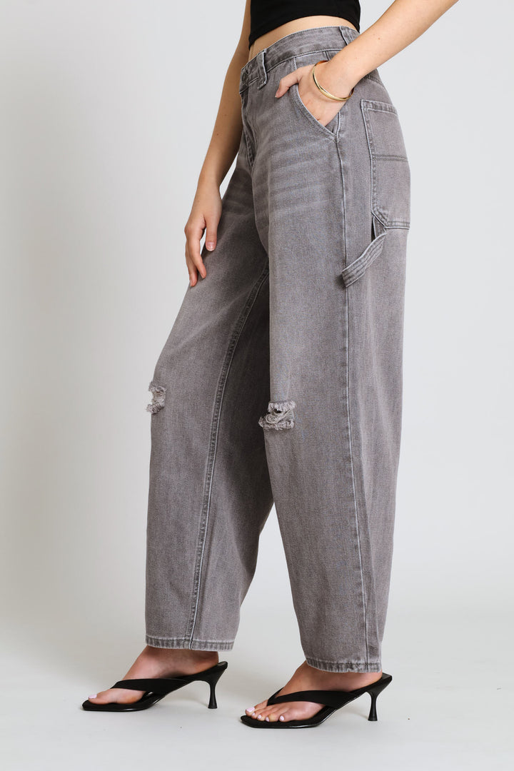 Baggy Carpenter Denim - Salty Grey