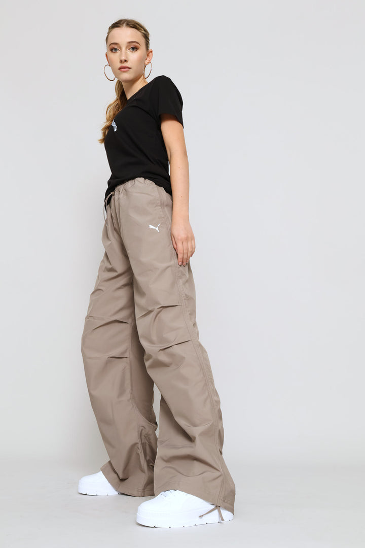Wardrobe Parachute Woven Pants - Stone