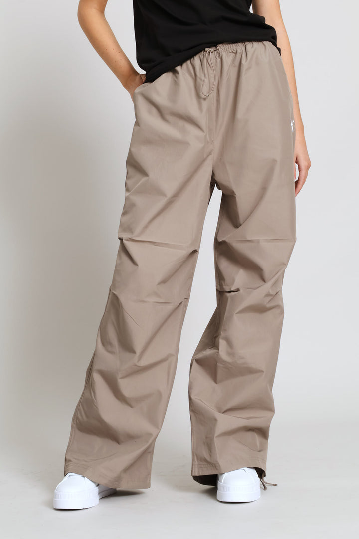 Wardrobe Parachute Woven Pants - Stone