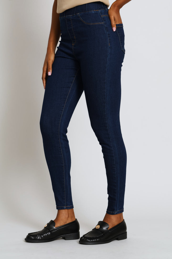 Supersoft Skinny Denim Jegging - Dark Wash