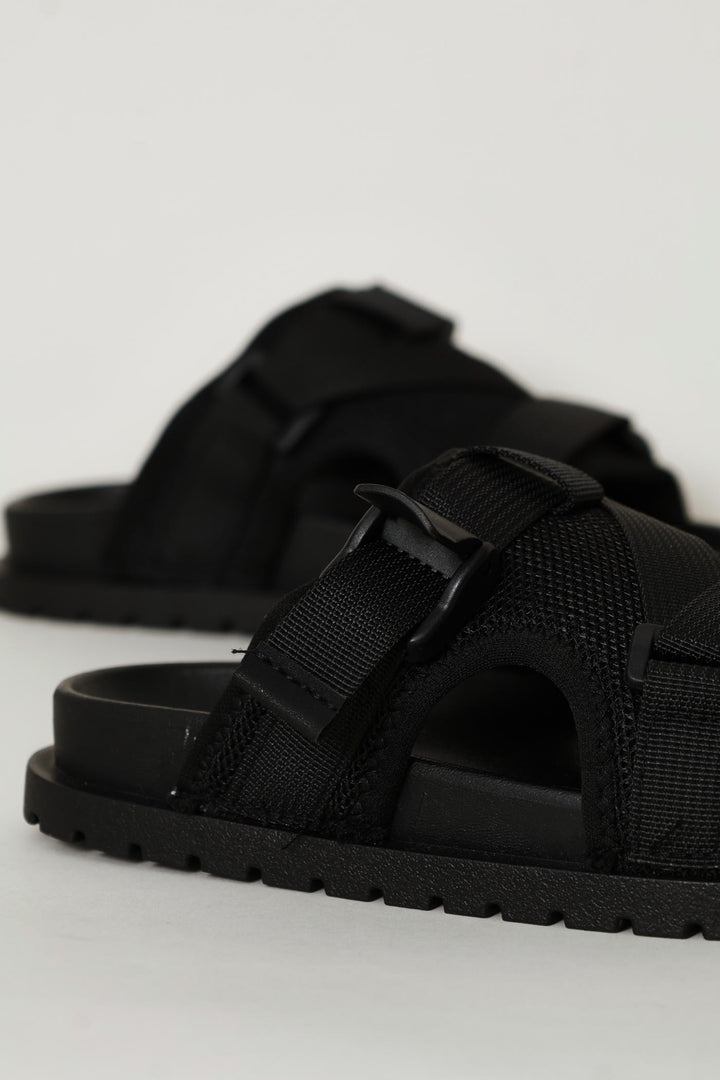 Boys Utlity Slide - Black