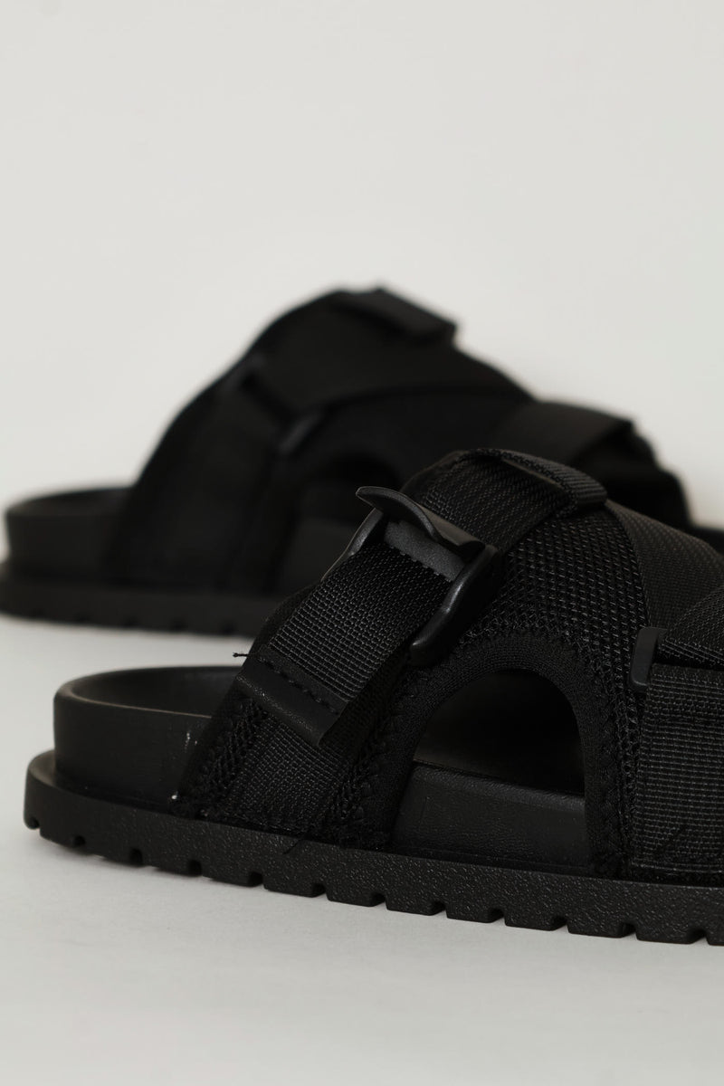Boys Utlity Slide - Black