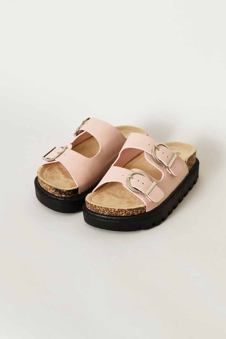 Girls Chunky Health Sandal - Blush