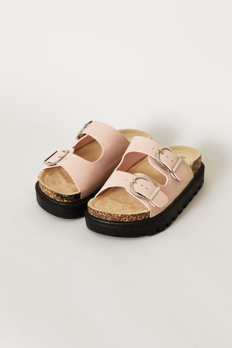 Girls Chunky Health Sandal - Blush