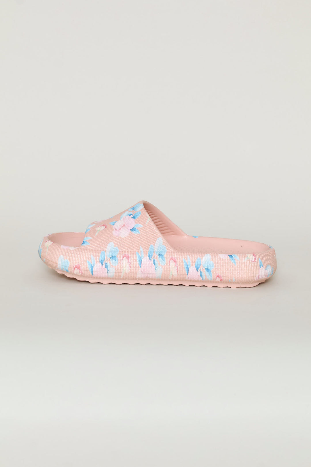 Printed Eva Mule Sandal - Blush