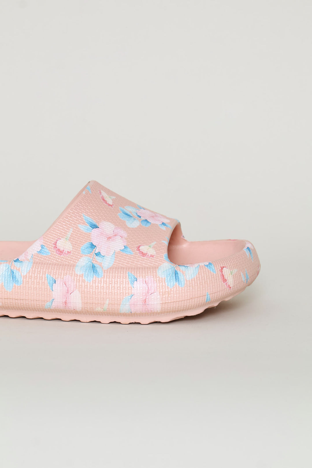 Printed Eva Mule Sandal - Blush
