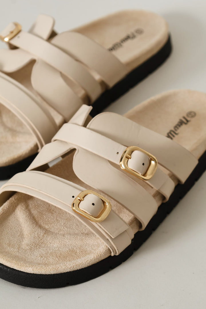 Girls Health Sandal - Ecru