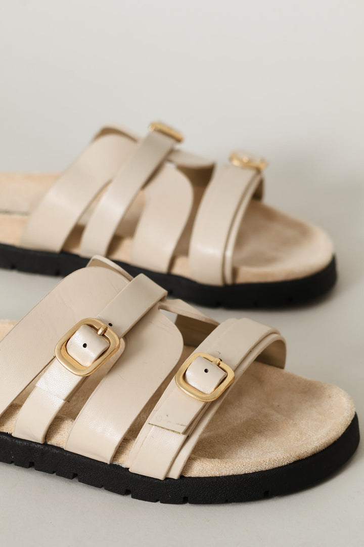 Girls Health Sandal - Ecru