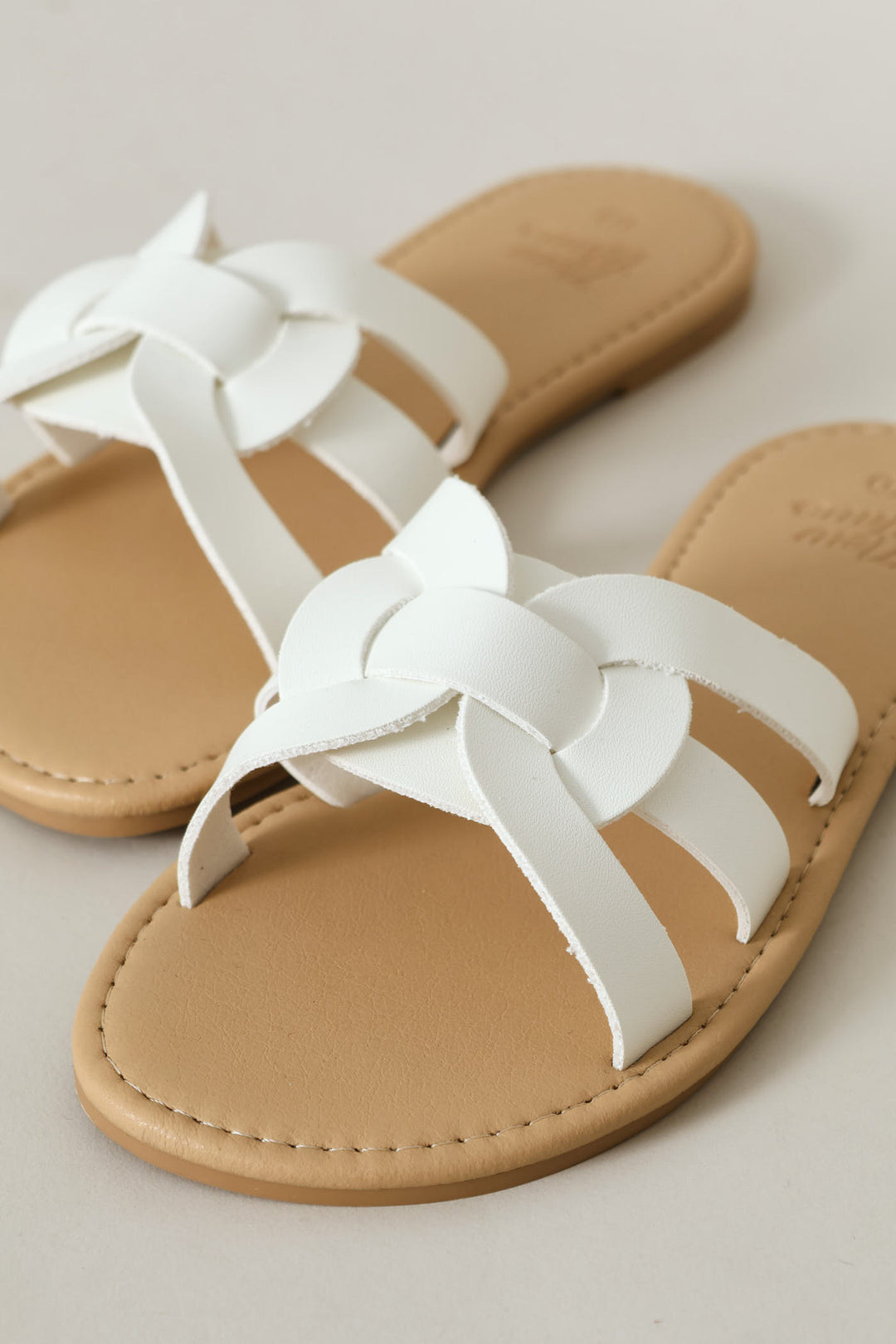 Girls Mule Sandal - White