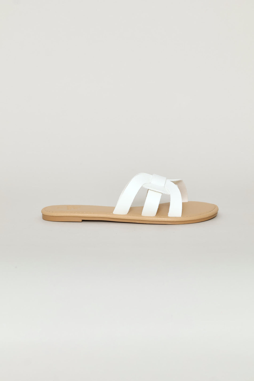 Girls Mule Sandal - White