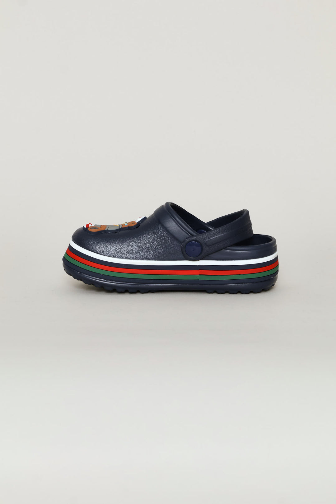 Pre-Boys College Bear Clog - Navy
