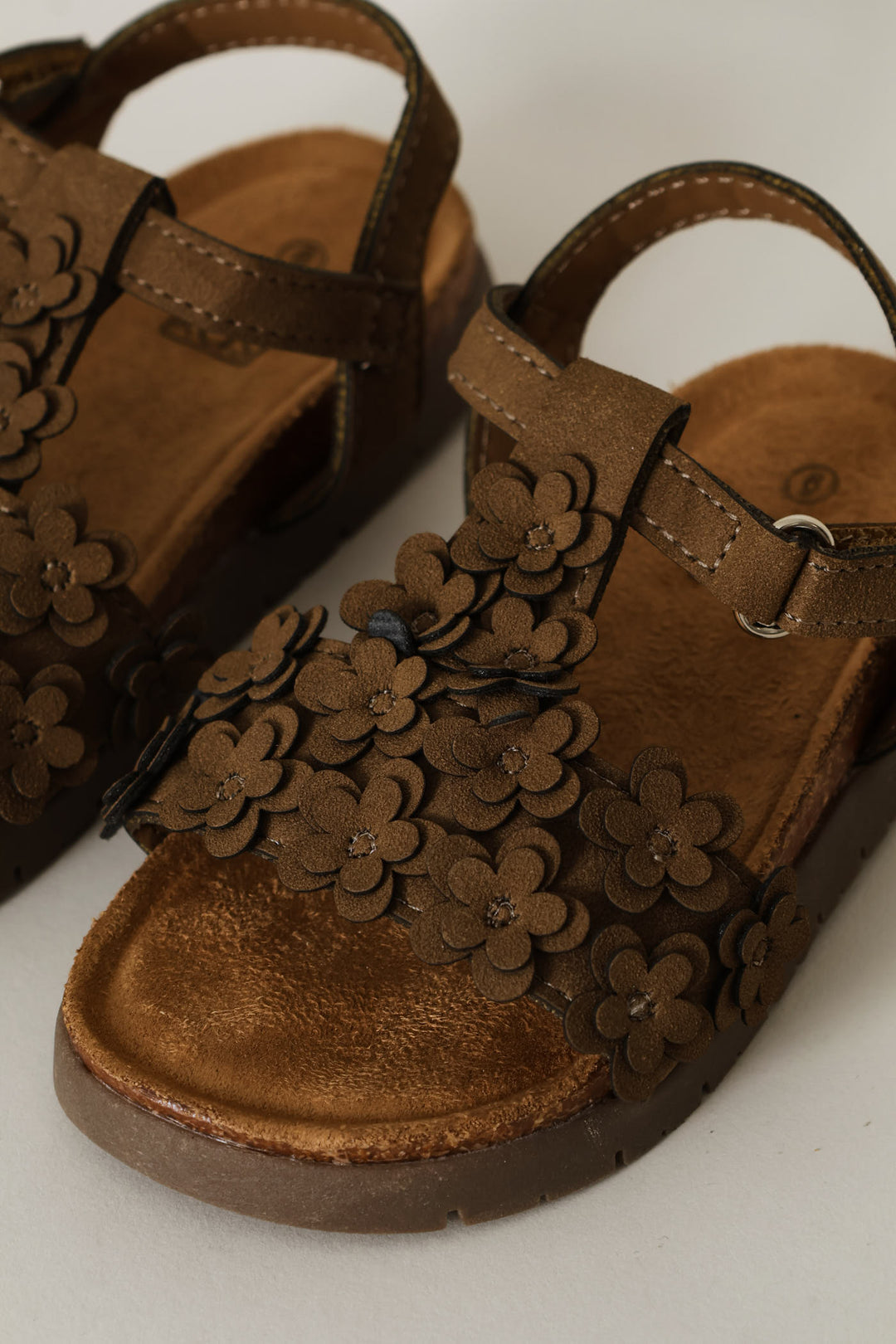 Pre-Girls T-Bar Health Sandal - Brown