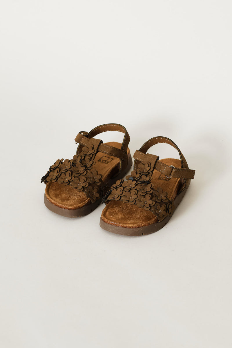 Pre-Girls T-Bar Health Sandal - Brown