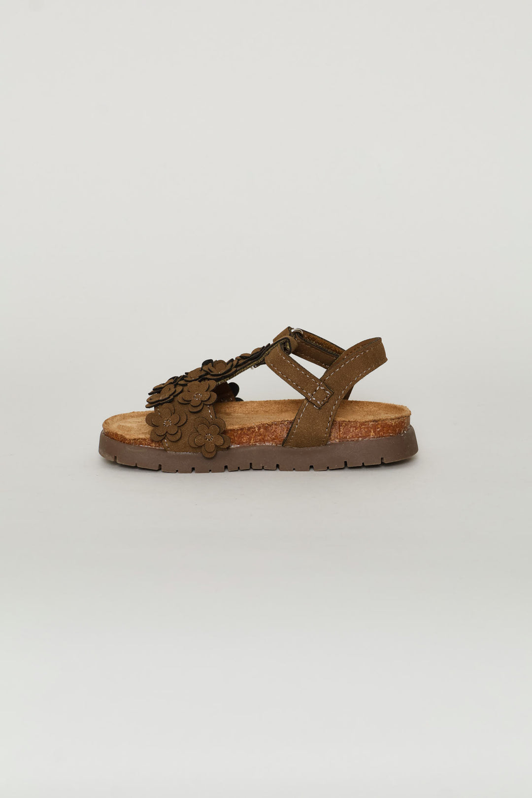 Pre-Girls T-Bar Health Sandal - Brown