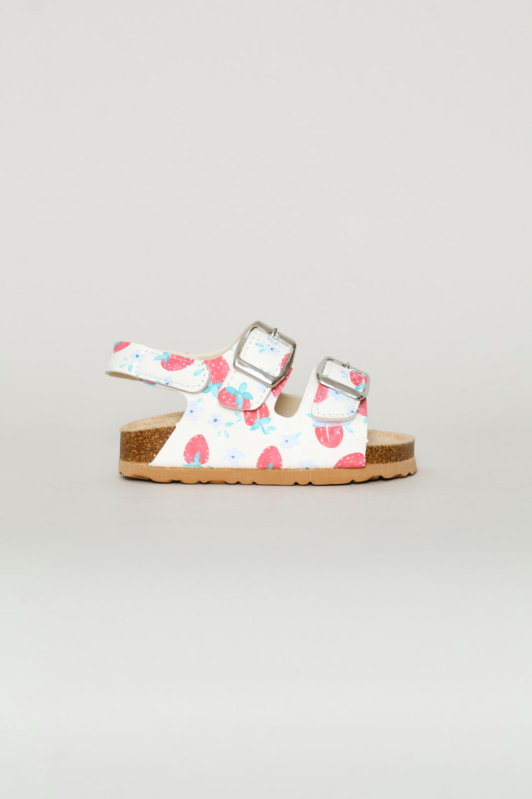 Pre-Girls Strawberry Health Sandal - Cream