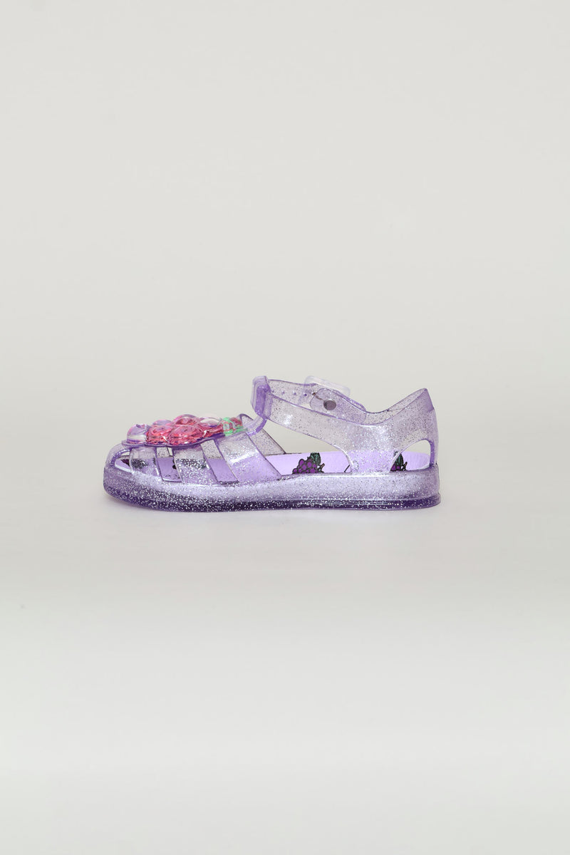 Pre-Girls Closed Toe Jelly Sandal - Lilac
