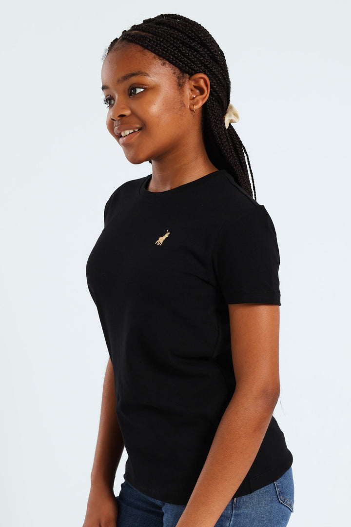 Girls Kelly Tee - Black