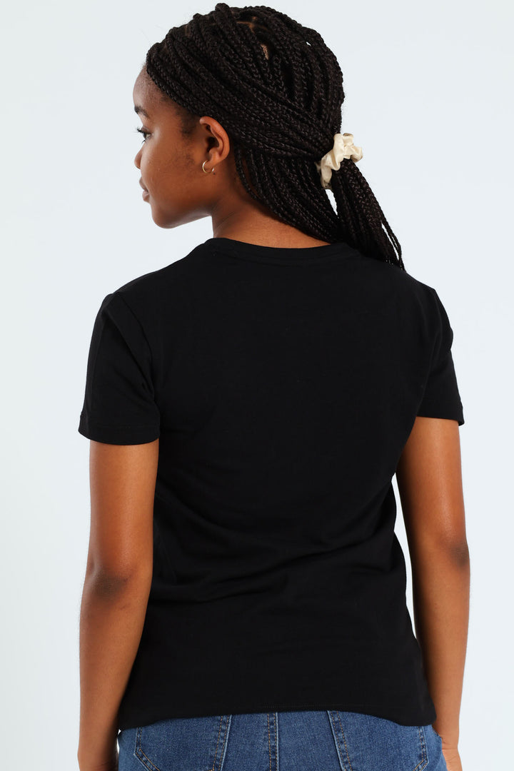 Girls Kelly Tee - Black