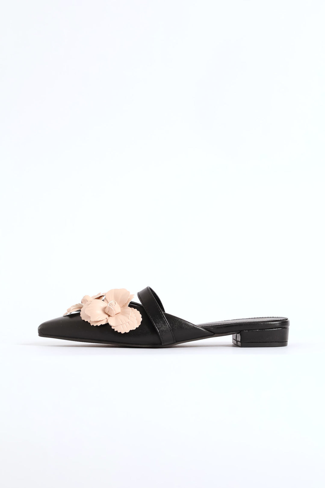 Flower Trim V-Cut Push In - Black