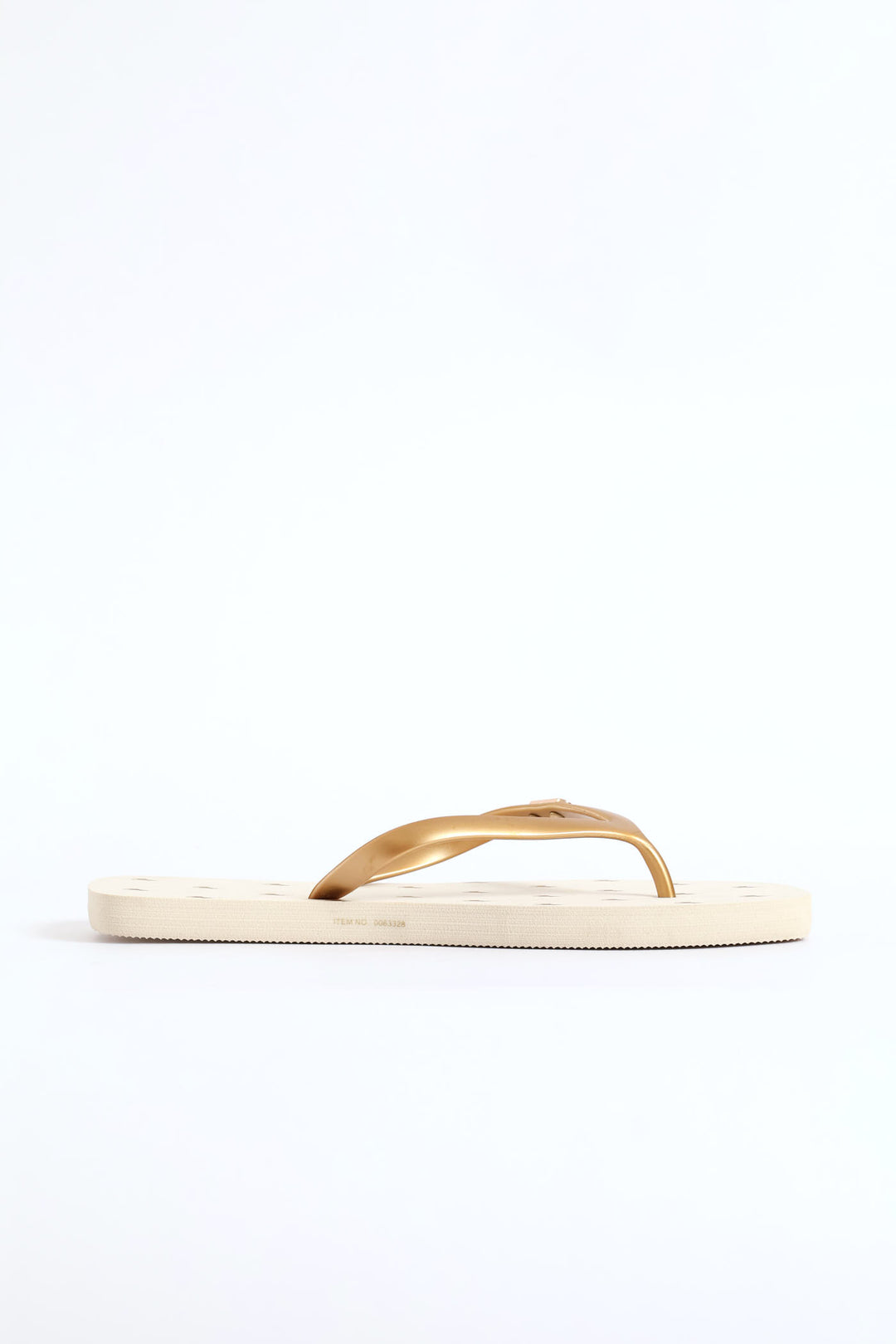 Squoval Monogram Flip Flop - Off White