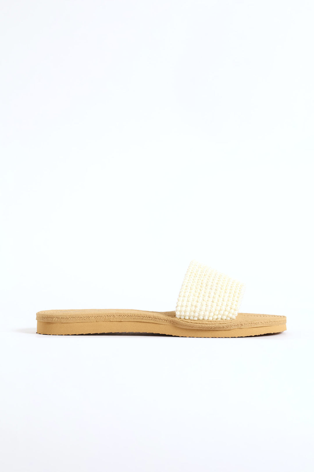 Pearl Upper Mule Sandal - Off White