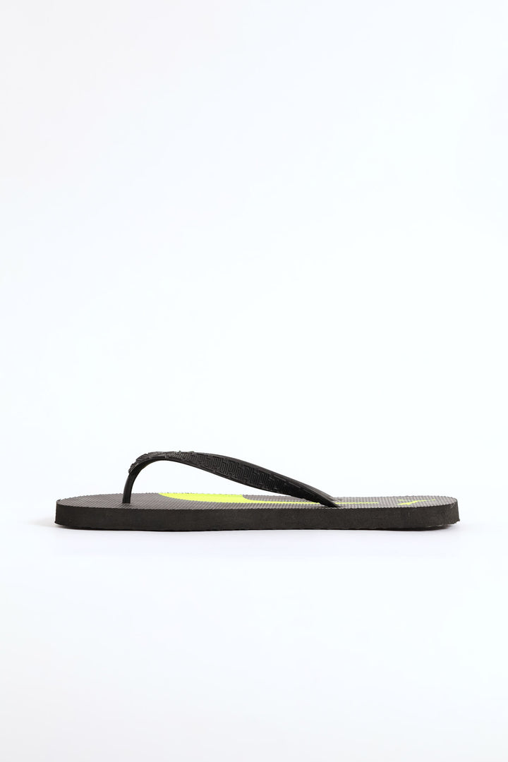 First Flip Formstrip Zadp Sandal - Black/Yellow