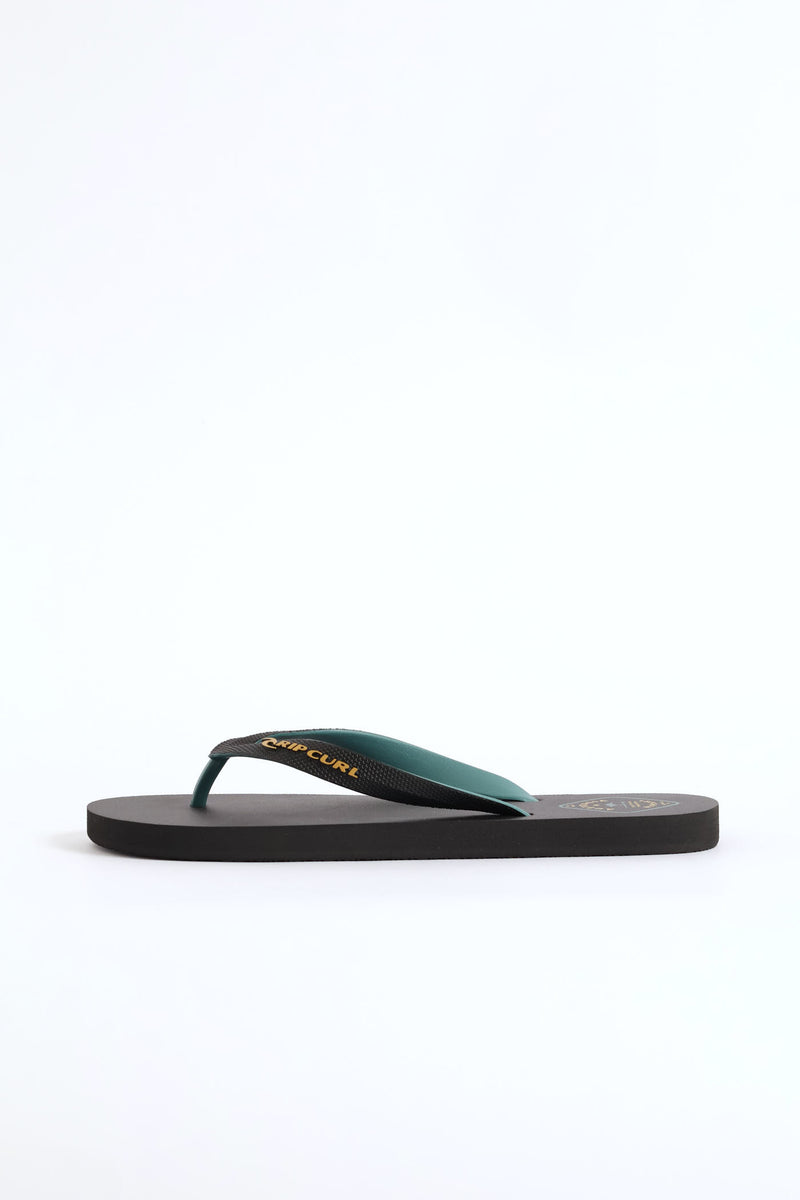 Desto Bloom Open Toe Flip Flop - Black