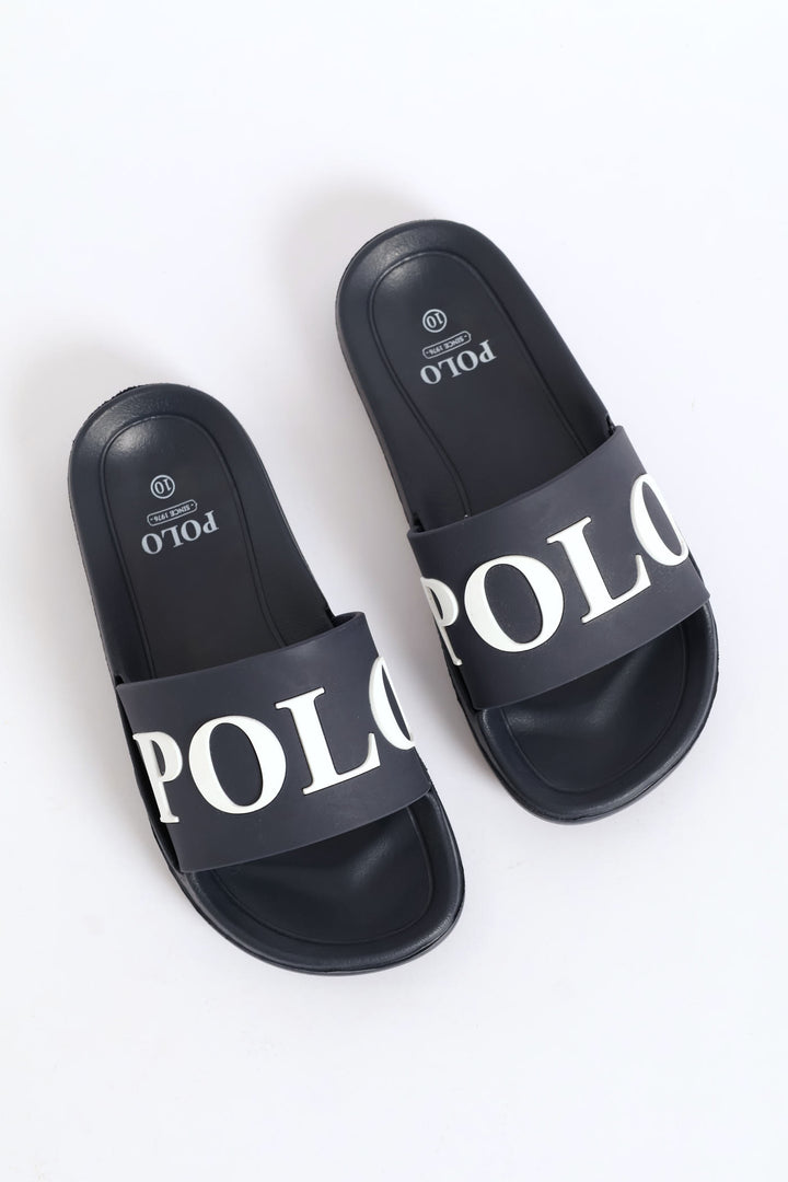 Boys Pool Slide - Black