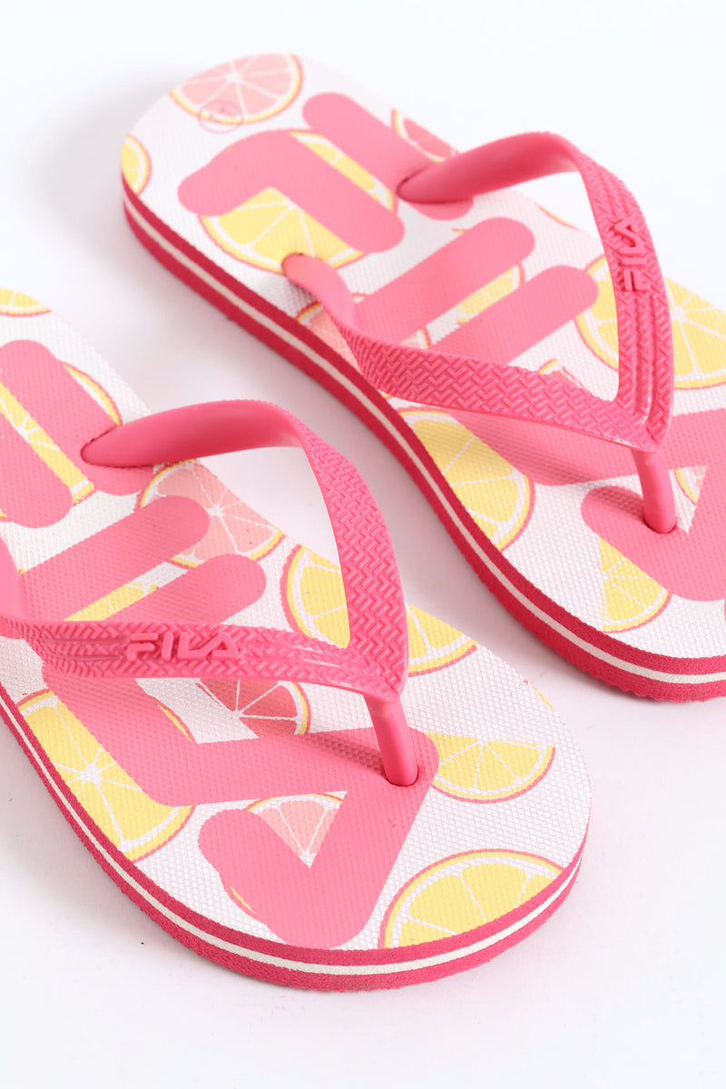 Girls Lemon Flip Flop - Pink