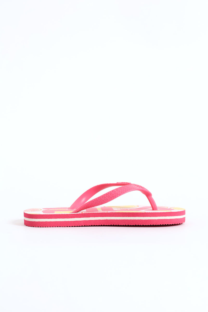 Girls Lemon Flip Flop - Pink