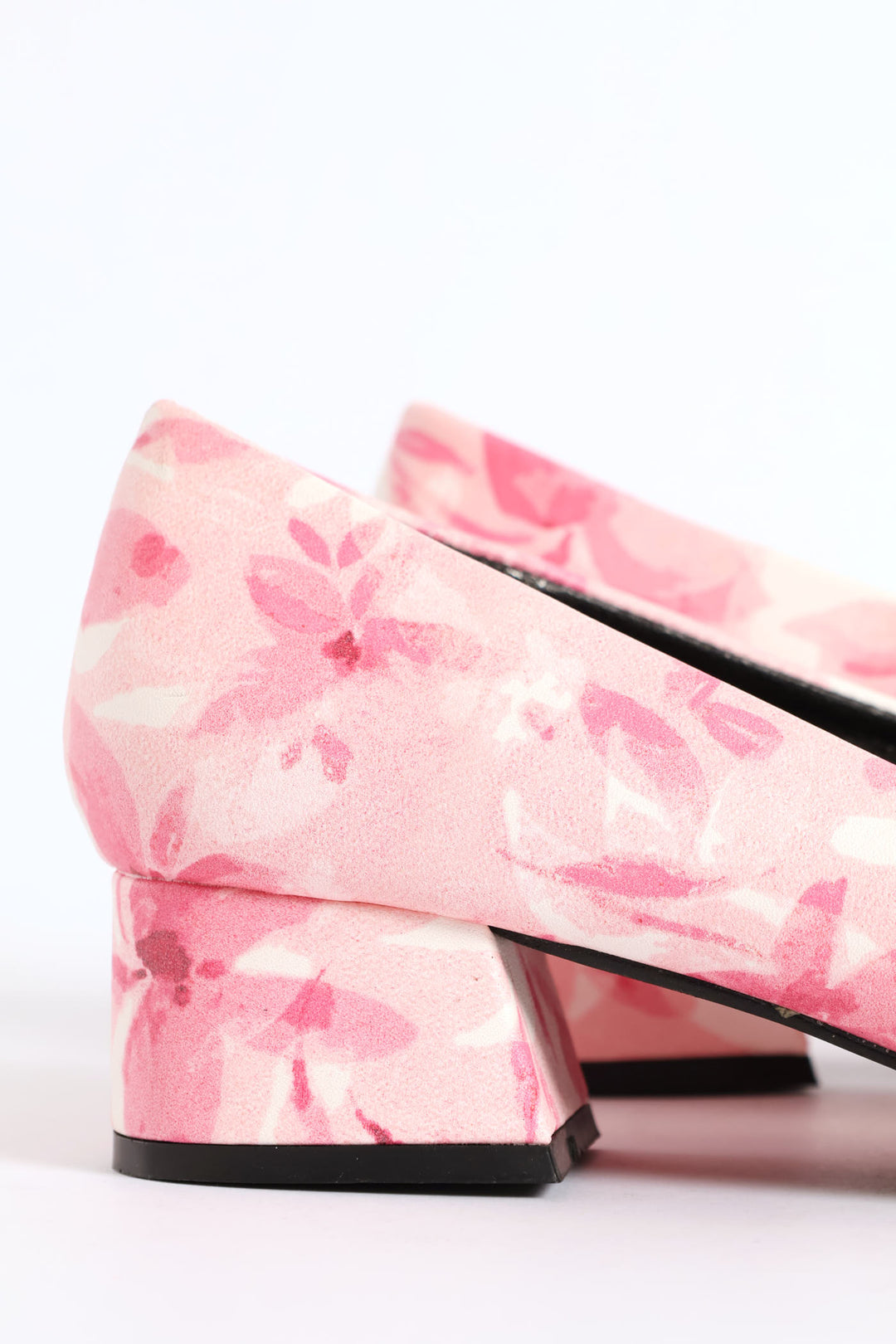 Printed Square Toe Heel - Multi