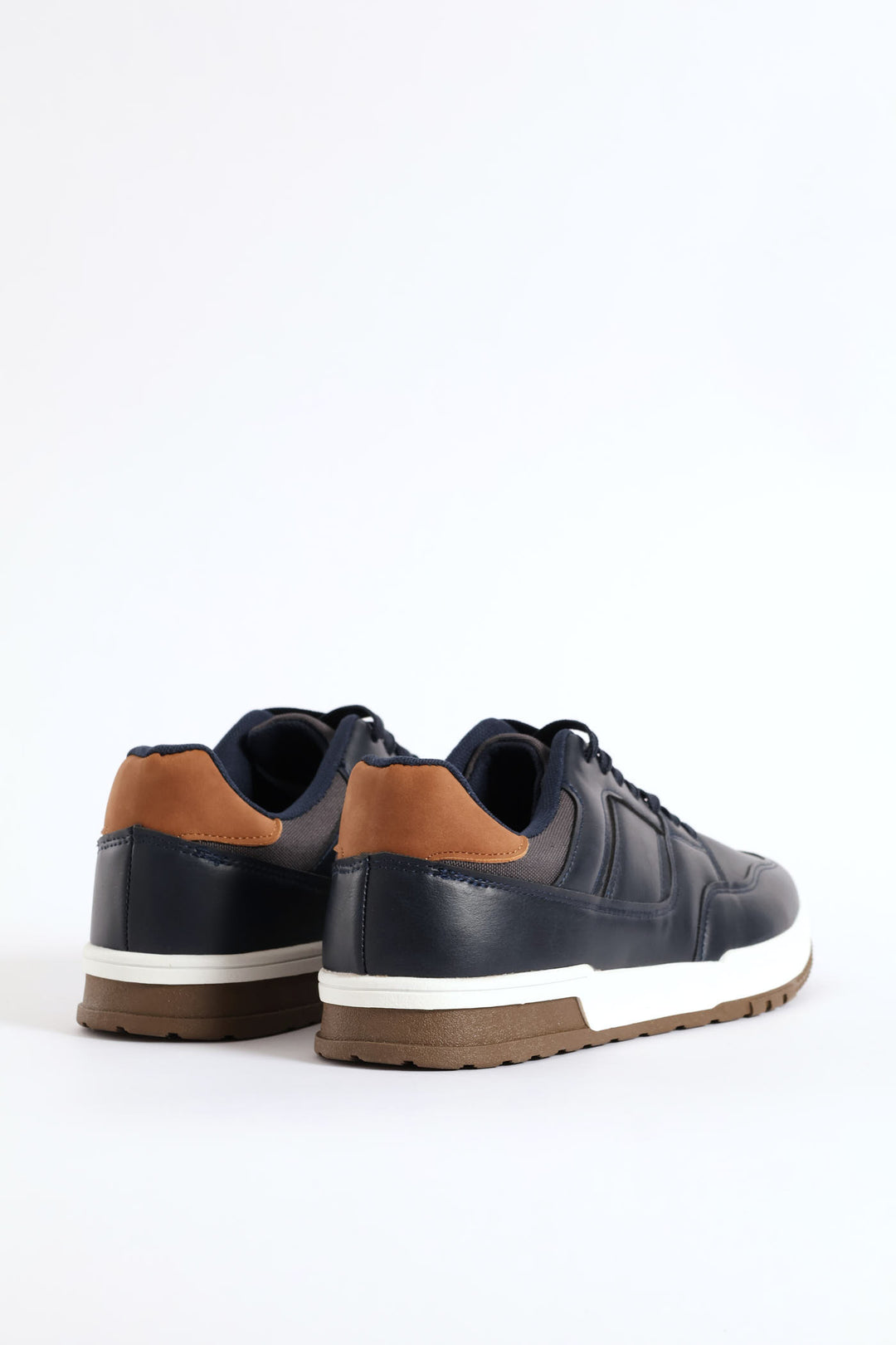 Thick Side Stripe Sneaker - Navy